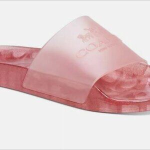 COACH ULYSSA LOGO FLATS POOL SLIDES